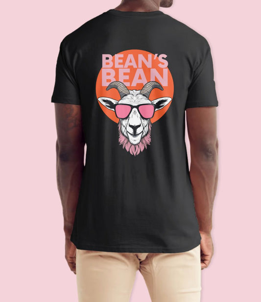 El Padre Collaboration with Happy Heart Happy Home Bean's Bean TShirt Back Coffee Lover Streetwear