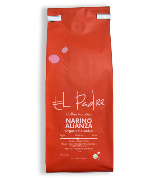 El Padre Medium Coffee Roast Organic from Colombia French Press